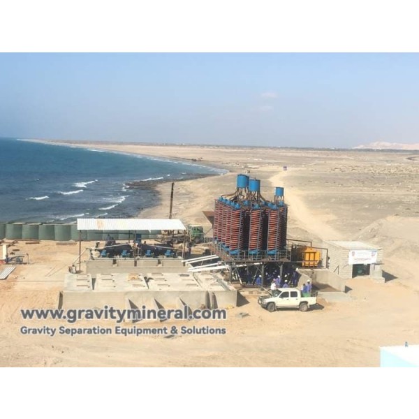 티타늄 충적 광석 선광 솔루션(중력 + 자기 분리)